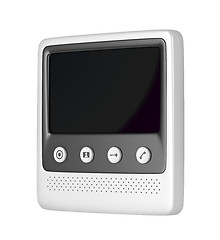 Image showing Video intercom on white
