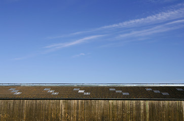 Image showing Wooden storehouse