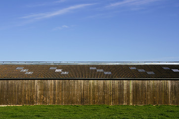 Image showing Wooden storehouse