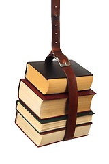 Image showing Books with belt