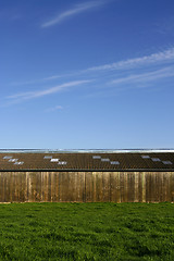 Image showing Wooden storehouse