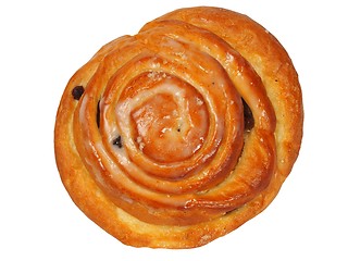 Image showing Sweet bun on white