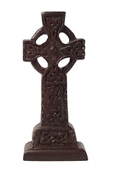 Image showing Wooden Celtic cross