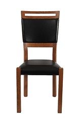 Image showing Wooden chair on white