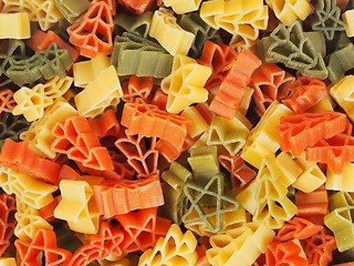 Image showing Christmas pasta macro