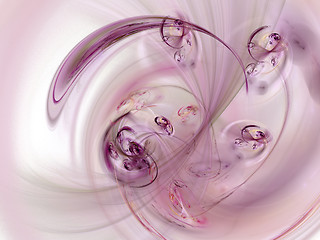 Image showing Pink abstract 3d background