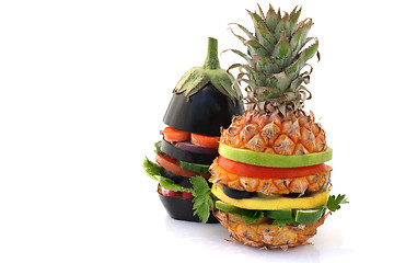 Image showing Vegetarian burgers