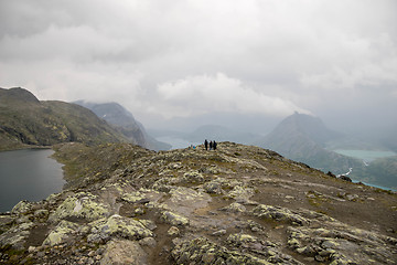 Image showing Mountain hiking in Norway