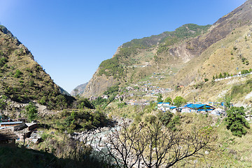 Image showing Nepal trekking in Langtang valley