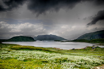 Image showing Mountain nature landscape in Morway summer