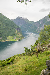 Image showing Travel in norwegian fjord