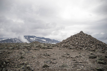 Image showing Mountain hiking in Norway