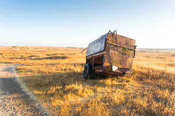 Image showing Hiking on Golan Heights landscape 