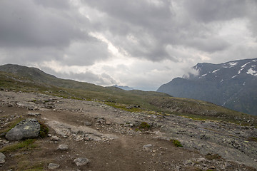 Image showing Mountain hiking in Norway