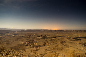 Image showing Desert landscape in Israel