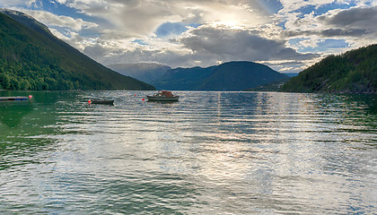 Image showing Travel in norwegian fjord