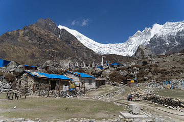 Image showing Nepal village in mountains