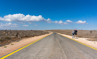 Image showing Hiking in Golan heights of Israel