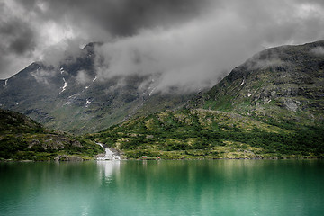 Image showing Lake reflections landscape in europe