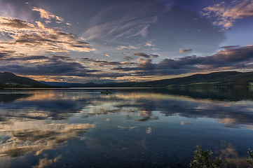 Image showing Romantic lake landscape in europe