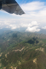 Image showing Nepal and Himalayas landscape view from airplane