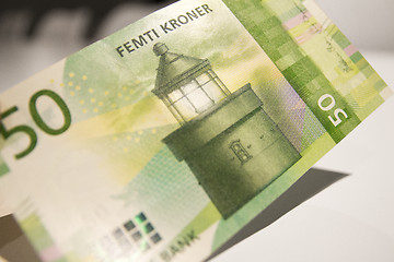 Image showing Norwegian 50 Bill