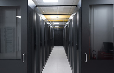 Image showing modern server room