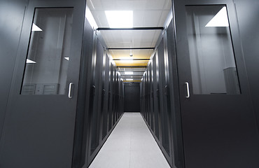 Image showing modern server room