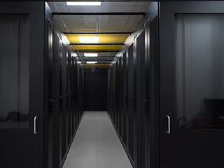 Image showing modern server room