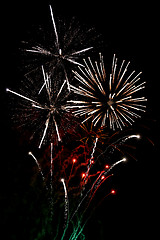 Image showing White finale fireworks