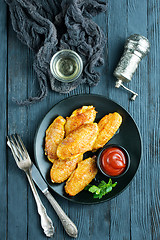Image showing fried wings