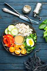 Image showing bulgur with vegetables