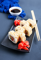 Image showing sushi