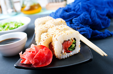 Image showing sushi