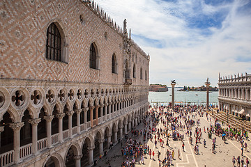 Image showing Doges Palace in Venice