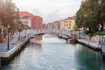 Image showing Accademia\'s bridge in Venice