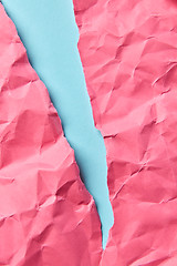 Image showing Handmade background with crumpled paper.