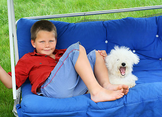 Image showing Relaxing buddies