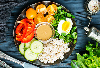 Image showing bulgur with vegetables