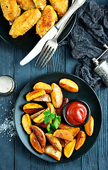 Image showing potato with chicken wings