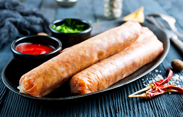 Image showing sausages