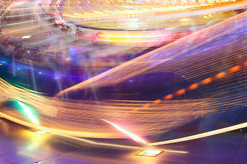 Image showing Spinning lights