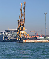 Image showing Port of Venice Cranes