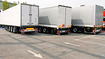 Image showing Truck Parking