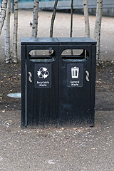 Image showing Double Waste Bin