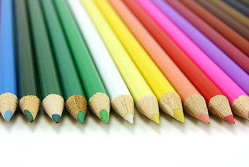 Image showing Colored pencils