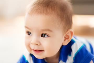 Image showing close up of sweet little asian baby boy