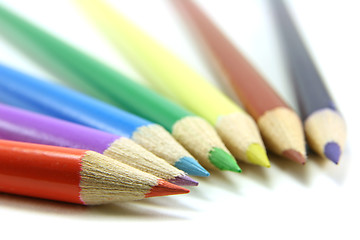 Image showing Colored pencils