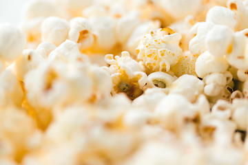 Image showing close up of popcorn