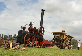 Image showing Vintage harvest scene